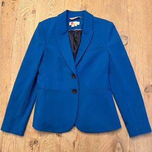 Boden Blue Blazer with Black lining. Like new. 4 Petite
